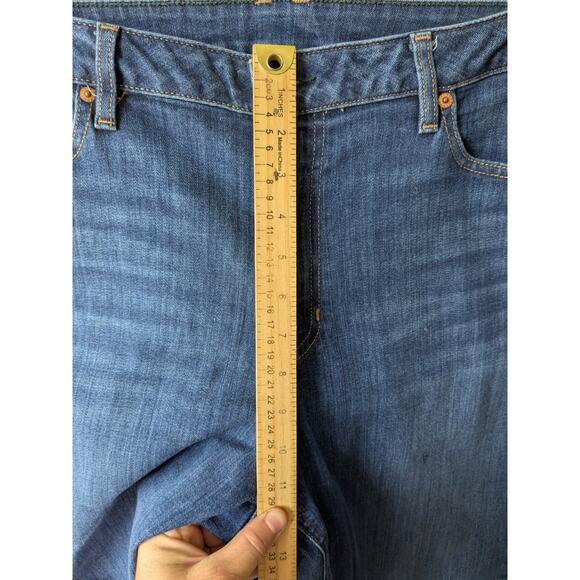 LL Bean Pull On Jeans Womens 18 Skinny Leg Favorite BeanFlex Stretch Denim - Picture 5 of 12